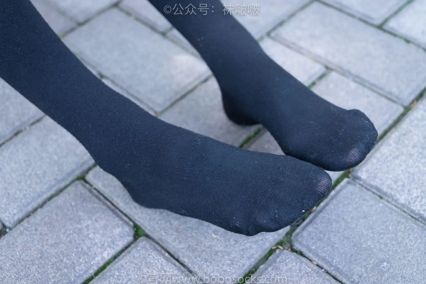 [BoBoSocks袜啵啵]NO.007 稚予-JK制服、皮鞋、黑色中筒棉袜、肉丝 [143P]插图9